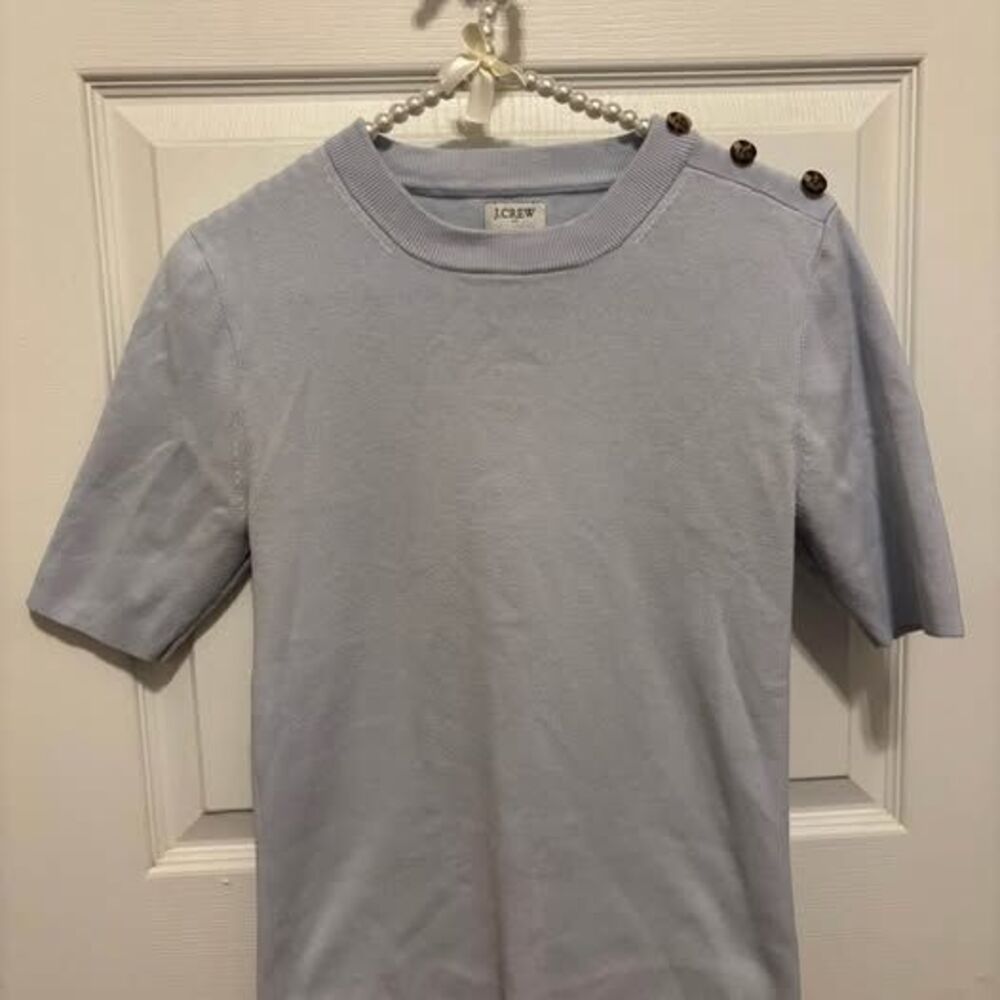 J crew short sleeve sweater